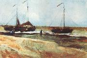 Vincent Van Gogh Beach at Scheveningen in Calm Weather (nn04) oil painting artist